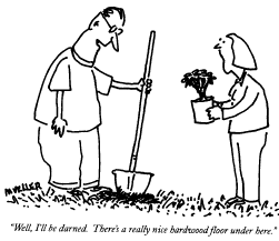 An amusing gardening cartoon.